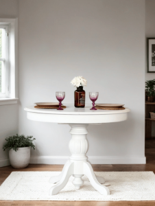 Woodenbend Roma Beyaz Açılır Masa