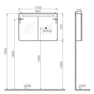 VitrA Nest Trendy Banyo Dolap Takımı
